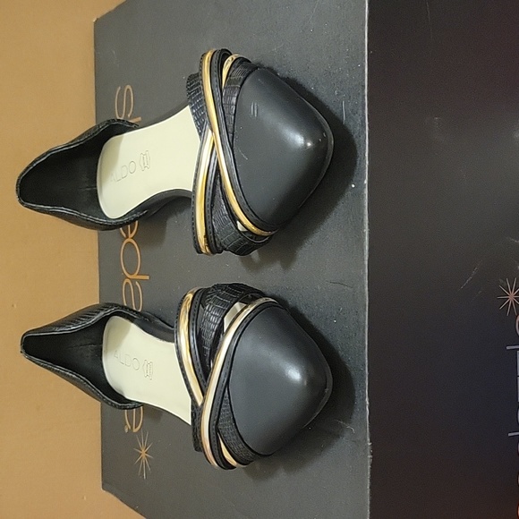 Black and gold flats Aldo - Picture 2 of 5